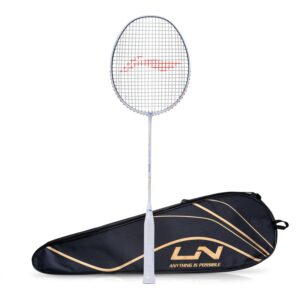 Li-Ning Wind Lite 900 II Carbon Graphite Badminton Strung Racket with Full Racket Cover